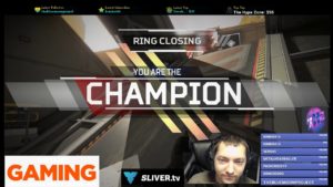 Apex Legends first ever Battle Royale round victory with friends as we got champion title.