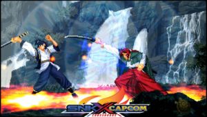 Kaede Vs. Moriya Minakata SNK X Capcom(SXC)IKEMEN GO