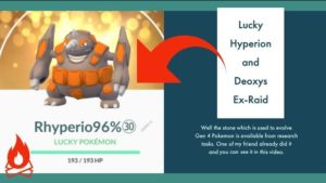 Lucky Hyperion and Deoxys Ex Raid