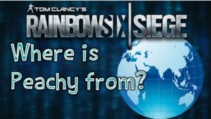 Rainbow Six Siege; Where is Peachy from?
