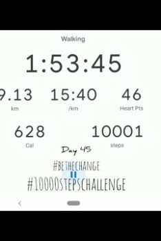 Walking | Day 45 of 10000 Steps Challenge | Be The Change