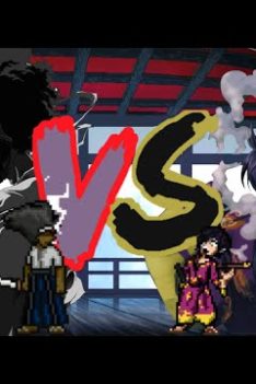 Afro vs Takasugi Shinsuke (Afro Samurai vs Gintama) | JUS | Mugen