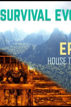 ARK (The Island) #2: House tour + Taming High-Level Triceratops!