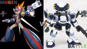 Axl vs ARX-7 Arbalest (Mega Man X vs Full Metal Panic!) | Mugen