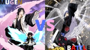 Byakuya vs Konan (Bleach vs Naruto) | JUS | Mugen