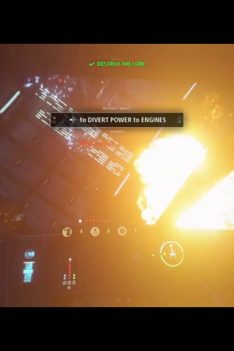 Doing some risking moves in Star Wars Squadrons