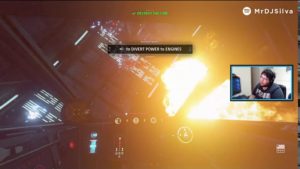 Doing some risking moves in Star Wars Squadrons