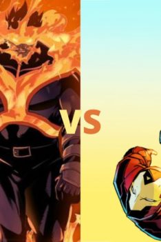 Endeavor and Deku vs Iron Man and Spider-Man (My Hero Academia vs Marvel Comics) | JUS | Mugen