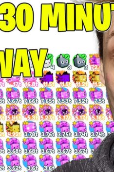 Every 30 Minutes Pet & Gems Robux Giveaway Pet simulator x Roblox Live Playing with subs fans