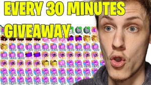 Every 30 Minutes Pet & Gems Robux Giveaway Pet simulator x Roblox Live Playing with subs fans