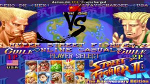 Fightcade – Hyper Street Fighter II Online Casuals – Demo DM (MEX) vs. Alwayscharged (USA)