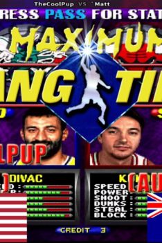 Fightcade – NBA Maximum Hangtime – Thecoolpup (Hornets) vs. ‘Matt (Bulls)