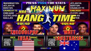Fightcade – NBA Maximum Hangtime – Thecoolpup (Hornets) vs. ‘Matt (Bulls)