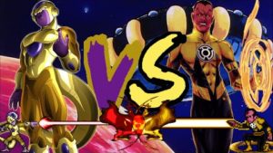 Frieza vs Thaal Sinestro (Dragon Ball vs DC Comics) | JUS | Mugen