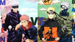 Gojo and Yuji vs Kakashi and Naruto (Jujutsu Kaisen vs Naruto) | JUS | Mugen