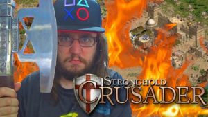 HE KEEPS BURNING MY BUILDINGS! Stronghold Crusader HD | Part 1