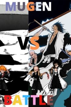 Ichigo vs Kenpachi Zaraki, Byakuya, Hitsugaya, Renji, and Ikkaku (Bleach) | JUS | Mugen