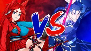 Karen Tachibana vs Lancer (Original Chars vs Fate/Stay Night) | JUS | Mugen