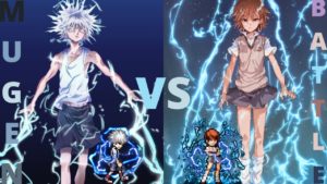 Killua vs Misaka (Hunter x Hunter vs A Certain Magical Index) | JUS | Mugen