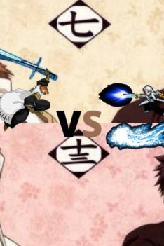 Komamura and Tetsuzaemon vs Ukitake and Kaien (Bleach) | JUS | Mugen
