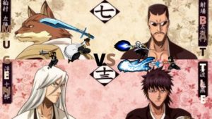 Komamura and Tetsuzaemon vs Ukitake and Kaien (Bleach) | JUS | Mugen