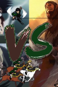 Levi & Erwin vs The Beast Titan (Attack on Titan) | JUS | Mugen