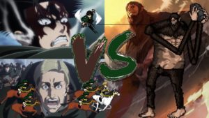 Levi & Erwin vs The Beast Titan (Attack on Titan) | JUS | Mugen