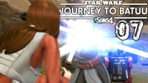 Light Saber Duel! | Sims 4: Journey to Batuu | Resistance | Pt 07