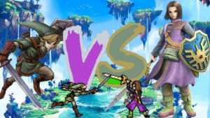 Link vs the Luminary (The Legend of Zelda vs Dragon Quest) | JUS | Mugen