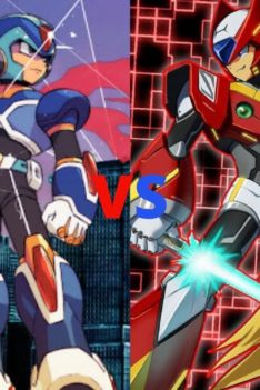 Mega Man and Command Mission X vs Proto Man and Zero (Mega Man) | Mugen