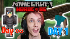 minecraft 1.17 hardcore server playing with members 100 days challenge Robux giveaway