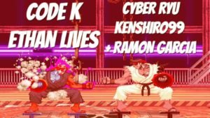 MUGEN – Code K vs. Cyber Ryu – 代碼機器人K vs. 機器人隆