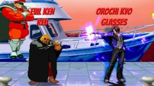 Mugen – Street Fighter vs. KOF – Evil Ken vs. Orochi Kyo