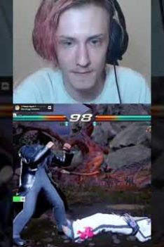 *RAGING* Almost beating layanor in Tekken 7 #shorts
