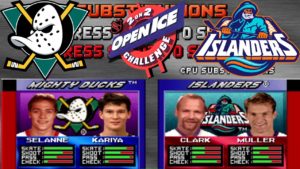 Retro Games – Teemu Selanne Journey – 2 On 2 NHL Open Ice Challenge – #1 – Vs. New York Islanders