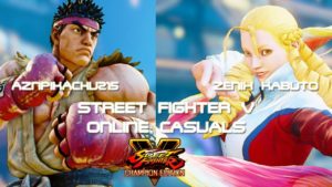Street Fighter V Online Casuals – aznpikachu215 vs. Zenix Kabuto