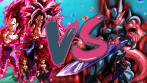 Super Saiyan 4 Limit Breaker Goku & Vegeta vs Janemba (Dragon Ball) | Mugen