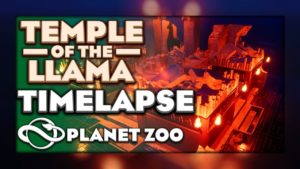 Temple of the Llama (4 Exhibits) | Planet Zoo Timelapse