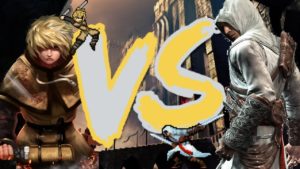 Thorfinn vs Altair (Vinland Saga vs Assassins Creed) | JUS | Mugen