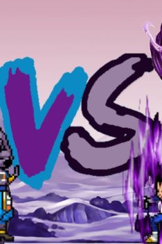 Vegeta Ultra Ego vs Beerus (Dragon Ball Super) | JUS | Mugen