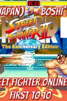 Zeroro (JP) vs. Boshi^2 (JP) – Hyper Street Fighter 2 Online Casuals – FT10
