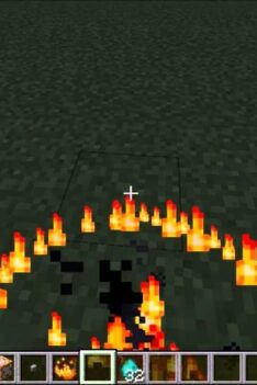 MINECRAFT- Flame  Trail Command (TUTORIAL)