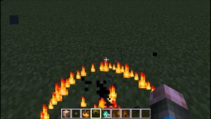 MINECRAFT- Flame  Trail Command (TUTORIAL)