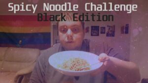 Black Packet Samyang noodles are not as spicy as the red ones :/ ( spicey Noodle Challenge )
