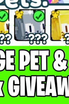 Huge Pet & 800 Robux Giveaway Pet simulator x Summer update