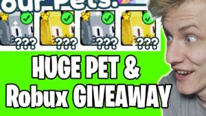 Huge Pet & 800 Robux Giveaway Pet simulator x Summer update