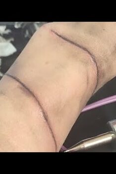 Tattooing Myself Live