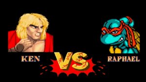 Mugen – Street Fighter X TMNT – Ken vs. Raphael