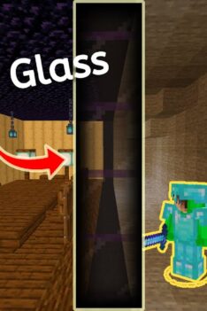 Using One-Way Glass to Kill My Enemies In Minecraft #UBG