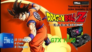 Dragon Ball Z Kakarot ( GTX 1650 – I3 10100F ) Game test